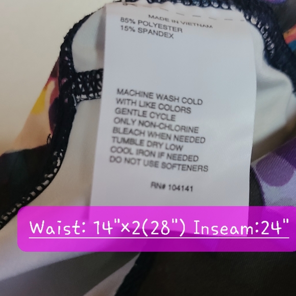 DSG Womens Medium Multi-Color Workout Pants - Picture 6 of 7